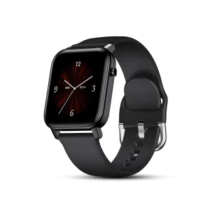 TAGG Verve Smartwatch with Real Time Heart Rate Tracking, SPO2 (Blood Oxygen Monitoring), Sleep Tracking with 10 Days Battery Life, Active Black