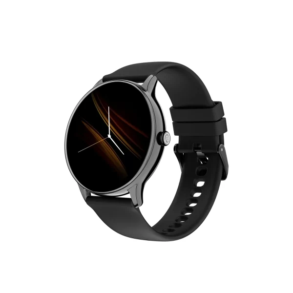 Noise Twist Go Smart Watch 1.39" Display, TruSyncᵀᴹ BT Calling, Glossy Metal Finish, 100+ Watch Faces, IP68, Sleep Tracking, 100+ Sports Modes, Smart Watch for Men and Women (Jet Black)