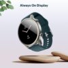 NoiseFit Halo 1.43" AMOLED Display, Bluetooth Calling Round Dial Smart Watch, Premium Metallic Build, Always on Display, Smart Gesture Control, 100 Sports Modes (Classic Black) - Image 2
