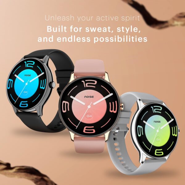 Noise Twist Go Smart Watch 1.39" Display, TruSyncᵀᴹ BT Calling, Glossy Metal Finish, 100+ Watch Faces, IP68, Sleep Tracking, 100+ Sports Modes, Smart Watch for Men and Women (Jet Black) - Image 6